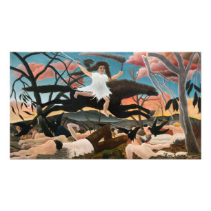 Henri Rousseau - De Oorlog Foto Afdruk
