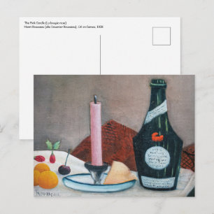 Henri Rousseau - De Roze Kaars Briefkaart