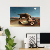 Henri Rousseau de slaapzwellingen Poster (Thuiskantoor)