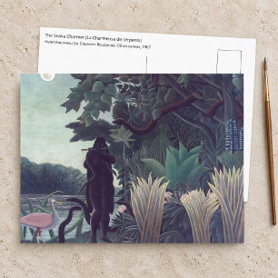 Henri Rousseau - De Slangenbezweerster Briefkaart