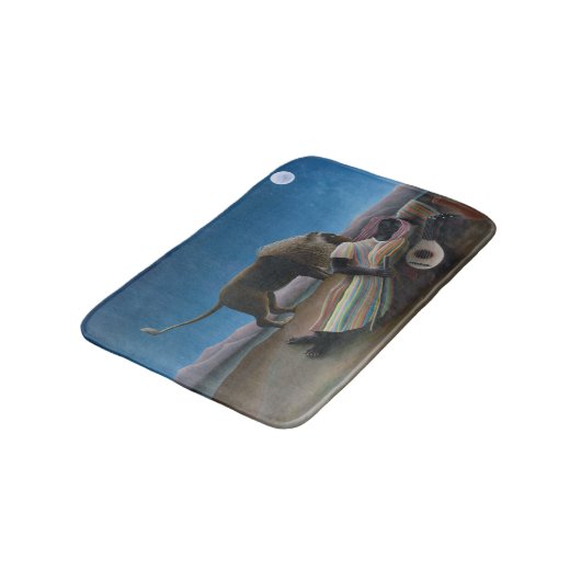 Henri Rousseau - De slapende zigeuner Badmat (Gekanteld)