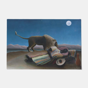Henri Rousseau - De slapende zigeuner Deurmat