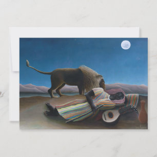 Henri Rousseau - De slapende zigeuner Kaart