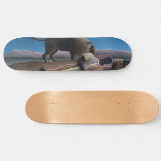 Henri Rousseau - De slapende zigeuner Skateboard (Horizontaal)