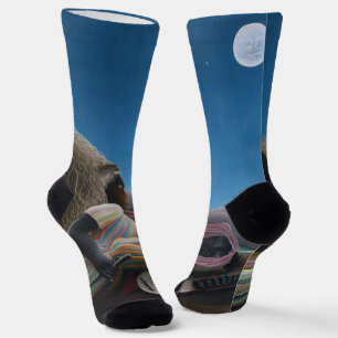 Henri Rousseau - De slapende zigeuner Sokken