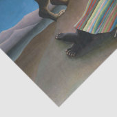 Henri Rousseau - De slapende zigeuner Tissuepapier (Detail)