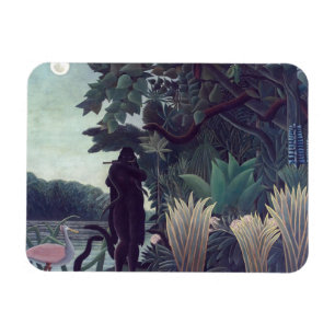 Henri Rousseau - De Snake Charmer Magneet