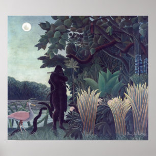 Henri Rousseau - De Snake Charmer Poster