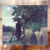 Henri Rousseau - De Snake Charmer Raamsticker (Vel 2)