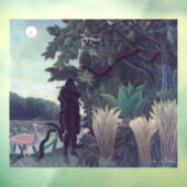Henri Rousseau - De Snake Charmer Raamsticker (Vel 3)