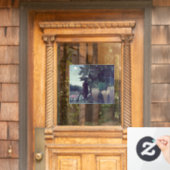 Henri Rousseau - De Snake Charmer Raamsticker (Huis Deur)