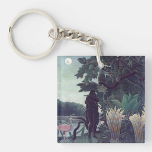 Henri Rousseau - De Snake Charmer Sleutelhanger