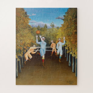 Henri Rousseau - De spelers van het Football Legpuzzel