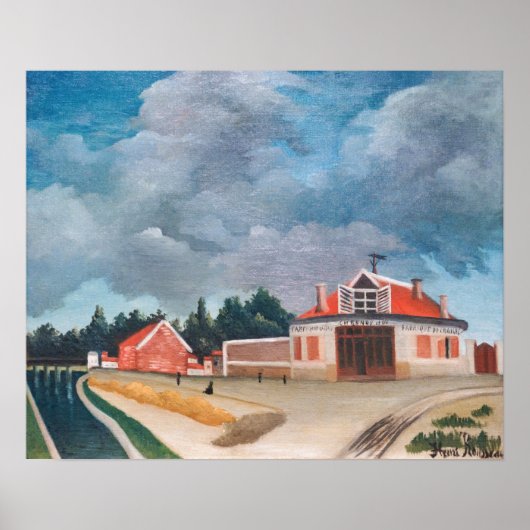 Henri Rousseau - de stoelenfabriek Poster (Voorkant)