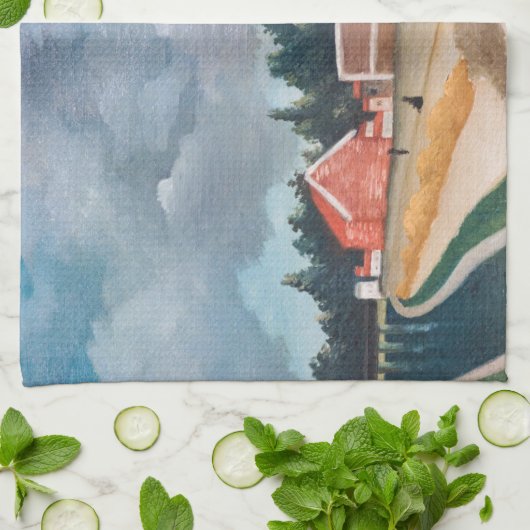 Henri Rousseau - de stoelenfabriek Theedoek (Gevouwen)