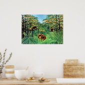 Henri Rousseau - De tropen Poster (Keuken)