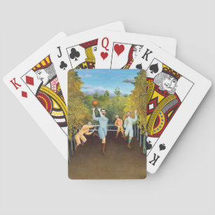Henri Rousseau - De Voetballers Pokerkaarten