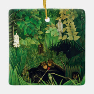 Henri Rousseau - De vrolijke grappenmakers Keramisch Ornament