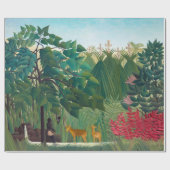 Henri Rousseau - De waterval Cadeaupapier (Vlak)