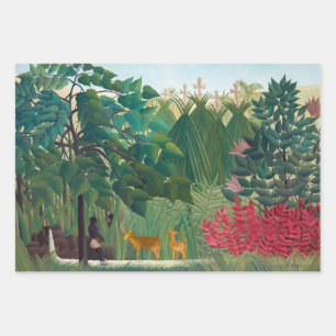 Henri Rousseau - De waterval Inpakpapier Vel