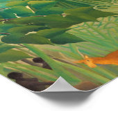 Henri Rousseau - De waterval Poster (Hoek)