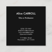 Henri Rousseau - De waterval - QR-code Vierkante Visitekaartje (Achterkant)