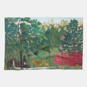 Henri Rousseau - De waterval Theedoek