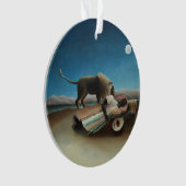 Henri Rousseau Dormir Gitan Lion Peinture (devant)