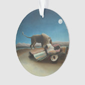 Henri Rousseau Dormir Gitan Lion Peinture (devant)