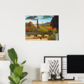 Henri Rousseau Eiffeltoren op het Poster (Thuiskantoor)