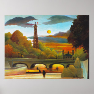 Henri Rousseau Eiffeltoren op het Poster