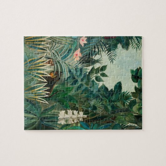 Henri Rousseau, Equatoriaal Oerwoud | Tropen Legpuzzel (Horizontaal)