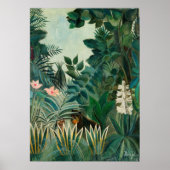 Henri Rousseau, Equatoriaal Oerwoud | Tropen Poster (Voorkant)