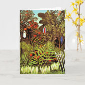 Henri Rousseau - Exotic Landscape Kaart (Gele Bloem)