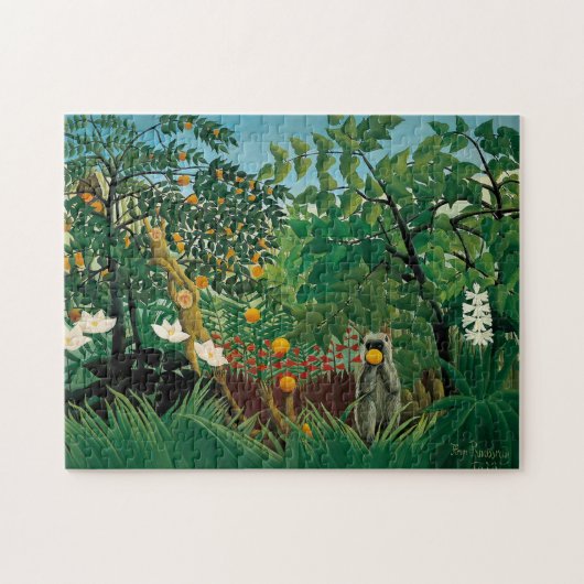 Henri Rousseau Exotic Landscape Puzzle Legpuzzel (Horizontaal)