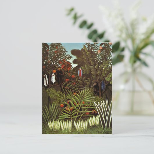 Henri Rousseau - Exotisch landschap Briefkaart (Staand voorkant)