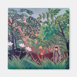 Henri Rousseau - Exotisch Landschap Magneet