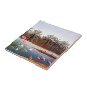 Henri Rousseau Flamingoes Tile Tegeltje (Zijkant)