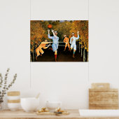 Henri Rousseau - Footballs spelers Poster (Keuken)