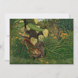 Henri Rousseau - Gevecht tussen Tijger en Buffel Bedankkaart