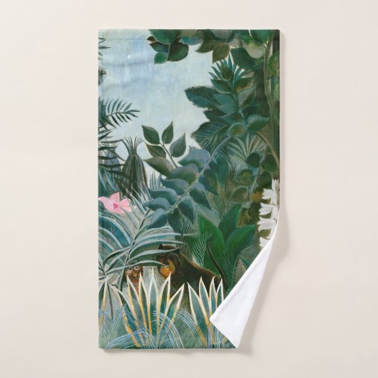 Henri Rousseau - Het Equatoriaal Oerwoud Bad Handdoek (Handdoek)
