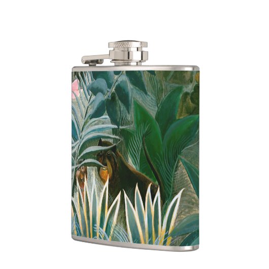 Henri Rousseau - Het Equatoriaal Oerwoud Heupfles (Links)