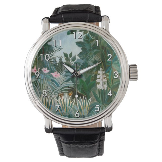 Henri Rousseau - Het Equatoriaal Oerwoud Horloge (Voorkant)