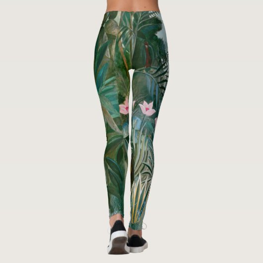 Henri Rousseau - Het Equatoriaal Oerwoud Leggings (Achterkant)