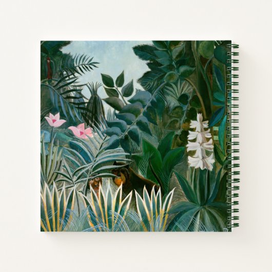 Henri Rousseau - Het Equatoriaal Oerwoud Notitieboek (Achterkant)