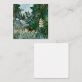 Henri Rousseau - Het Equatoriaal Oerwoud Notitiekaartje (Voorkant / Achterkant)