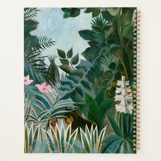 Henri Rousseau - Het Equatoriaal Oerwoud Planner (Achterkant)