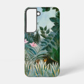 Henri Rousseau - Het Equatoriaal Oerwoud Samsung Galaxy Hoesje (Achterkant)