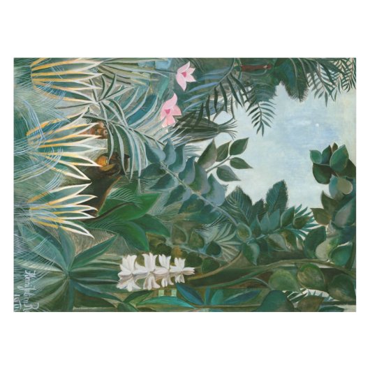 Henri Rousseau - Het Equatoriaal Oerwoud Tafelkleed (Voorkant (Horizontaal))