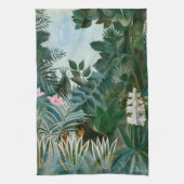 Henri Rousseau - Het Equatoriaal Oerwoud Theedoek (Verticaal)